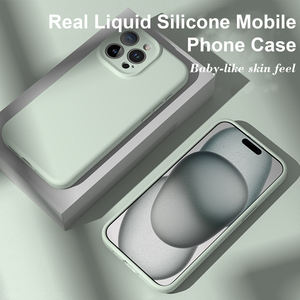 Cover Originale Antiurto in Vero Silicone Morbido e Microfibra Liquida per <span class=keywords><strong>iPhone</strong></span> 16 15 <span class=keywords><strong>14</strong></span> - Product Image 2