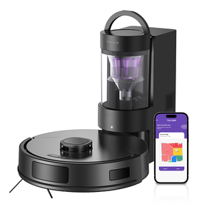 Aspirateur robot automatique rechargeable 3-en-1 intelligent tout-en-un avec aspiration de 2000 Pa et nettoyage des bords - Product Image 1