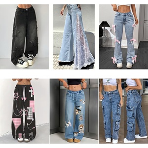 Lote Mixto al por Mayor de Jeans para Mujer, Múltiples Lavados, Pantalones de Mezclilla, Stock a Granel para Tiendas de Ropa, Mezcla Aleatoria de Modelos 2026.4 CN/GUA - Product Image 1