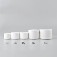 Vente en gros de pots cosmétiques en plastique PP de 5 ml avec couvercle à vis pour crème de soin de la peau, vernis à ongles - Couleur et capacité personnalisables, estampage UV/or