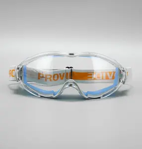 Eye Protection Work Safety Goggles Conforto resistente ao impacto DustProof Splash-prova Anti-fog Clear Óculos Óculos de proteção