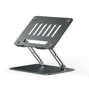 Soporte ergonómico para computadora portátil Soporte ajustable plegable ergonómico de aleación de aluminio para computadora portátil para 15,6 <span class=keywords><strong>pulgadas</strong></span> - Product Image 1