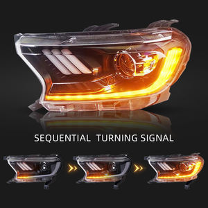 Phare pour FORD Ranger pick-up, feu avant de voiture à LED 2015, avec clignotant séquentiel, pour Everest SUV - Product Image 3