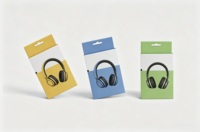 Boîtes d'emballage personnalisées en carton pour écouteurs et casques, avec logo, pour produits électroniques