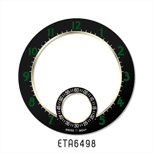 Nouveau style, cadran personnalisé mat et brillant, squelette 38 mm pour <span class=keywords><strong>mouvement</strong></span> automatique <span class=keywords><strong>ETA</strong></span> <span class=keywords><strong>6497</strong></span> <span class=keywords><strong>ETA</strong></span> 6498, petit second noir ou bleu à 6 heures - Product Image 4