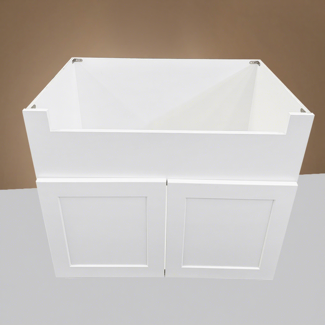 USA Warehouse Fast Delivery to Your Door 36 Inch Apron Sink Base Cabinet in White RTA Kitchen Sink Cabinet Ready to Assemble