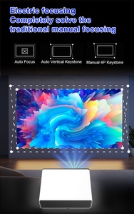 โปรเจคเตอร์อัจฉริยะขนาดเล็ก รองรับ WiFi 5G ความละเอียด Full HD 1080p ระบบ Linux รับรองโดย <span class=keywords><strong>Netflix</strong></span> ปี 2026 ความสว่าง 460 ANSI ลูเมนส์ สำหรับใช้งานภายในบ้านและนอกบ้าน - Product Image 4