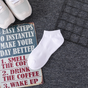 <span class=keywords><strong>Chaussettes</strong></span> mi-tube de sport d'été pour <span class=keywords><strong>hommes</strong></span> en coton blanc respirant absorbant la sueur <span class=keywords><strong>Chaussettes</strong></span> courtes décontractées assorties - Product Image 6