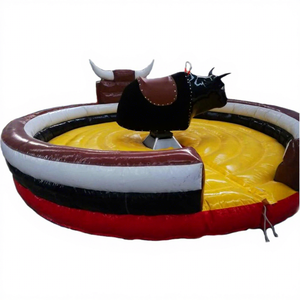Parque de Atracciones pop inflable <span class=keywords><strong>wipeout</strong></span> <span class=keywords><strong>juego</strong></span> para venta toro mecánico inflable paseo - Product Image 1