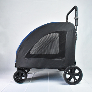 Petstar Luxury <span class=keywords><strong>Pet</strong></span> Carrier Großhandel Faltbare Reise Hund Kinderwagen <span class=keywords><strong>Trolley</strong></span> 4 Räder Wasserdicht für große mittelgroße Haustiere - Product Image 2