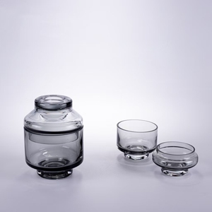 Frasco de vidrio de estilo moderno, transparente, vacío, adecuado para decoración del hogar, vaso para velas aromáticas - Product Image 2