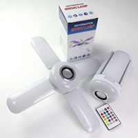 Ampoule pliable intelligente télécommandée Wifi à quatre feuilles 50w avec couleur RVB