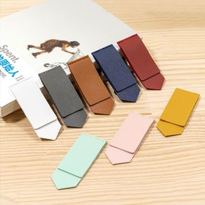 Colorful PU Leather Corner <b>Bookmarks</b> Simple Page Clip Keeper Book Mark Cute Page Corner <b>Bookmark</b> for Reading Lovers Teacher <b>Gift</b> - Product Image 4