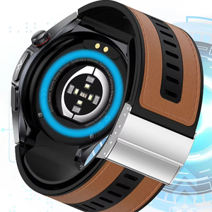 <span class=keywords><strong>Montre</strong></span> connectée S201 NFC pour hommes, écran AMOLED rond de 1,56 pouce, appels, sport, fitness, surveillance de la santé (ECG, pression artérielle, pompe à air) - Product Image 2