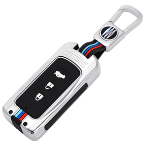เคสกุญแจรถยนต์โลหะผสมสังกะสี ซิลิกา<span class=keywords><strong>เจ</strong></span>ล สำหรับรถยนต์มิตซูบิชิ รุ่น Outlander Eclipse Cross ASX PAJERO LACCER พร้อมพวงกุญแจ - Product Image 1