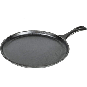 Pre-Dày Dạn Đúc Sắt Bánh Pizza Bánh Pizza Pan Đúc Sắt Dosa Roti Tawa Vòng Đúc Sắt Phẳng Vỉ Nướng - Product Image 1