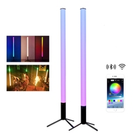 Iluminación LED para Escenarios con Batería, Luz de Escenario Portátil Inalámbrica con Batería, Tubos LED con Batería DMX