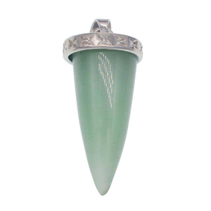 天然石英点水晶占卜摆锤占卜治疗水晶石灵气脉轮基督教复古珠宝 - Product Image 5