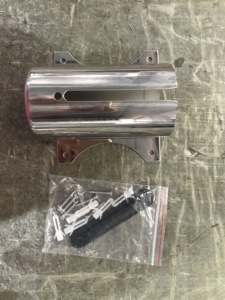 Barriera rimovibile per montaggio a parete con cintura retrattile completa in acciaio inossidabile - Product Image 3