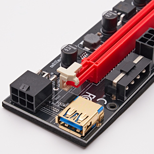 Neu Neueste VER 009S <span class=keywords><strong>PCI</strong></span>-E 1X bis 16X LER Riser 009 Karten verlängerung <span class=keywords><strong>PCI</strong></span> Express Adapter USB 3.0 Kabels trom - Product Image 5
