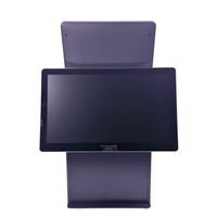 Sistema POS de Venta al por Mayor de Fábrica, Dispositivo Todo en Uno Android de 15.6 Pulgadas, Caja Registradora con Impresora Térmica de 80mm, Pantalla Dual, para Cafeterías y Tiendas de Abarrotes