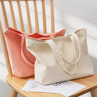 Sac fourre-tout en toile personnalisé avec logo imprimé, vente en gros OEM, promotionnel, pour ranger les fournitures de bureau, les livres, les tablettes et les gobelets.