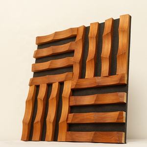 MUMU 3D Art Decor partizione camera da letto di alta qualità nuovo materiale interno in legno altre tavole pannello di rivestimento della parete - Product Image 4