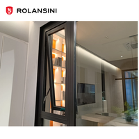 Ventana Corredera Vertical Fija Rolansini de Acero Inoxidable con Doble Vidrio Aislante Templado y Marco de Aleación de Aluminio para Cocina