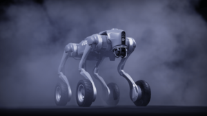 100% Original Genuine Unitree Go2 W Smart Wheeled Quadruped Robot Dog for Patrol Inspection and Research - Product Image 4
