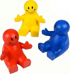ที่วางโทรศัพท์มือถือรูปคน บีบได้ ของเล่นคลายเครียด พร้อมโลโก้ Happy Duke - Product Image 1