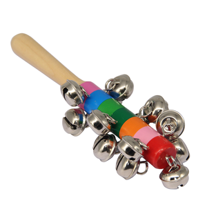 Juego de Instrumentos Musicales de Madera para Niños al por Mayor para Actuaciones en Jardín de Infantes con Campanas de Cuerda <span class=keywords><strong>y</strong></span> Mango de Palo - Product Image 3