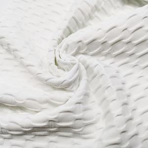 Leggings elásticos de 4 vías de LICRA de poliéster, tela deportiva reciclada - Product Image 3