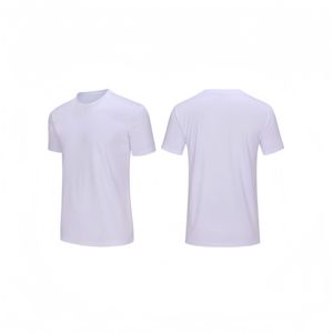 Herensporttops met korte mouwen, sneldrogend, 100% polyester, ronde hals, voor basketbal, voetbal en training, zomer, met hittetransferprint - Product Image 3