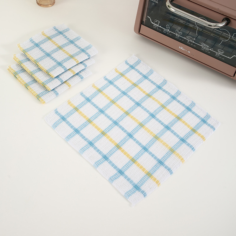 À carreaux bleu clair