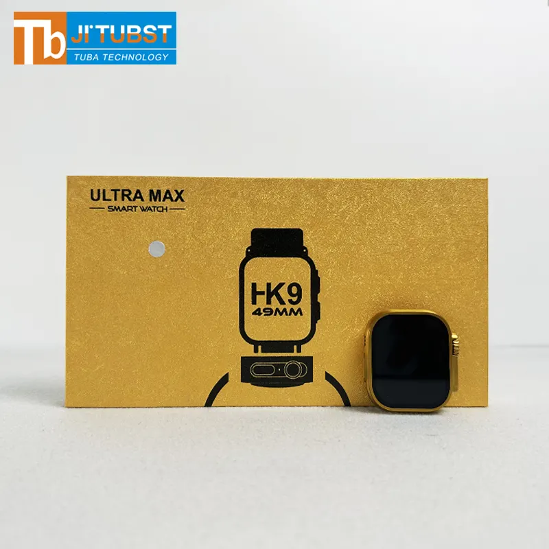 HK9 ultra 49MM golden smartwatches new arrivals 2022 series 8 bracelet online Fitpro app 2023 reloj smart watch