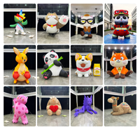 Décoration géante gonflable personnalisée en forme de souris, modèle animal en peluche de 3 m, mascotte publicitaire gonflable résistante au vent en forme de souris de dessin animé à vendre