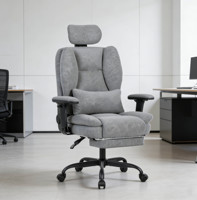 Chaise de Gaming Multifonctionnelle Inclinable et Pivotante avec Repose-Pieds et Support Lombaire Épaissi pour Cybercafé – Confort Ultime et Design Moderne