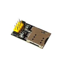 SIM800L modul GSM kartu MicroSIM, papan Inti Quad-band TTL Serial Port untuk ESP8266 ESP32