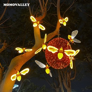 สั่งทําพิเศษ IP65 ตกแต่ง<span class=keywords><strong>สวน</strong></span>ที่ทันสมัยไฟถนนต้นไม้แขวนตกแต่<span class=keywords><strong>ง</strong></span>นํารังผึ้งน้ําผึ้ง - Product Image 5