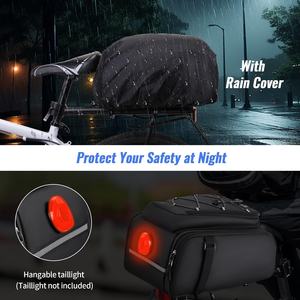 Nueva Bolsa de Sillín de <span class=keywords><strong>Bicicleta</strong></span> Impermeable y Convertible, Antiarañazos, <span class=keywords><strong>Mochila</strong></span> de Ciclismo, Equipo de Entrega <span class=keywords><strong>para</strong></span> Aventuras al Aire Libre, Bolsa Deportiva - Product Image 6