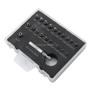 Set di punte da trapano <span class=keywords><strong>per</strong></span> <span class=keywords><strong>estrattore</strong></span> di <span class=keywords><strong>viti</strong></span> danneggiate da 22 pezzi Kit di <span class=keywords><strong>estrattore</strong></span> di <span class=keywords><strong>viti</strong></span> spelate <span class=keywords><strong>per</strong></span> <span class=keywords><strong>estrattore</strong></span> di bulloni rotti multiuso con magnetico - Product Image 1