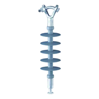 Isolateur de suspension personnalisé 24KV en polymère composite et caoutchouc de silicone pour produits MV&HV
