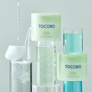 TOCOBO Cica Aqua Calming Pads pour apaiser les peaux irritées, hydratation intense, cosmétiques coréens essentiels - Product Image 5