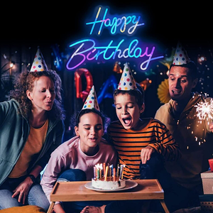 Custom <b>LED</b> Neon <b>Sign</b> for Wedding Home Bar Shops Decoration RGB Fulllit Happy Birthday Game Room Acrylic Marquee Letters - Product Image 6