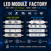 Modules LED 12V/24V/110V/220V, Mini Modules LED Injectés pour Panneaux d'Affichage, Boîtes Publicitaires Rétroéclairées, Enseignes à Lettres Pixel