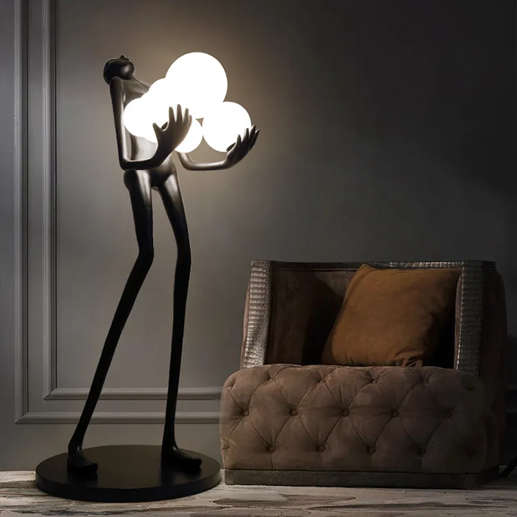 Best Quality Hotel Living Room Luxury Nordic Corner Standing Light Modern Minimalist Designer Art Decoration Led Floor Lamp
