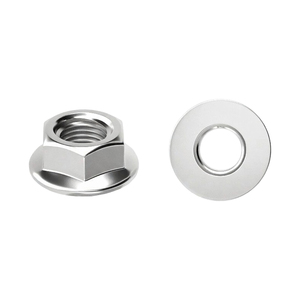 Écrou à bride hexagonale dentelée en acier inoxydable 201 304 316 DIN6923, écrou de blocage antidérapant GB6177, fabricants de boulons et d'écrous - Product Image 2