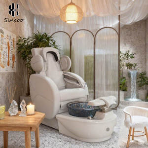 Professional Full Body airbag Nail Massage <b>Chair</b> Seven Color Atmosphere Light Foot Bath Salon Foot Massage <b>Chair</b> Spa <b>Chair</b> - Product Image 1