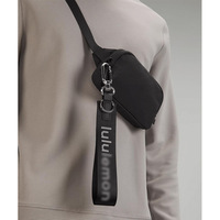 Étiquette tissée en nylon de haute qualité, boucle de suspension pour téléphone portable, porte-clés en silicone, sac, décoration personnalisée, accessoires de suspension