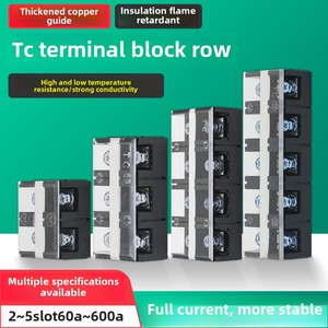 Tc Koperen Klemmenblok High-Current Kabel Fixing Connector 60-600a Wordt Aangesloten Op High-Power Schroef Terminal Blok - Product Image 4